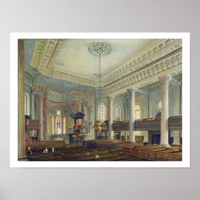 Poster St. Paul's, Deptford (avec papier) (Devant)