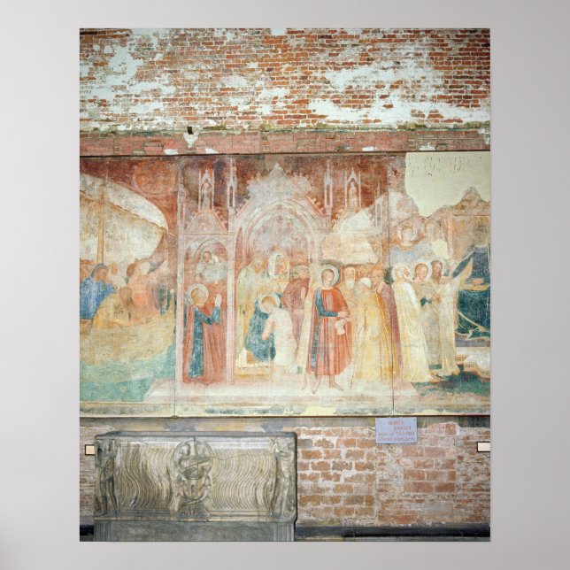 Poster St Ranieri en Terre Sainte, milieu du 14ème siècle (Devant)