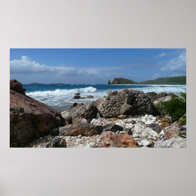 Poster St. Thomas Rocky Beach (Devant)