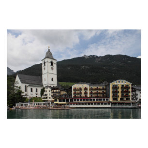 Poster St.Wolfgang AM Wolfgangsee, Salzbourg Österreich