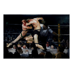 Poster Stag à Sharkey's 1909