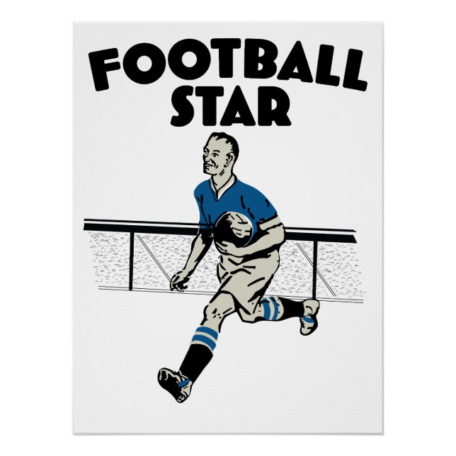 Poster Star du Football (Devant)