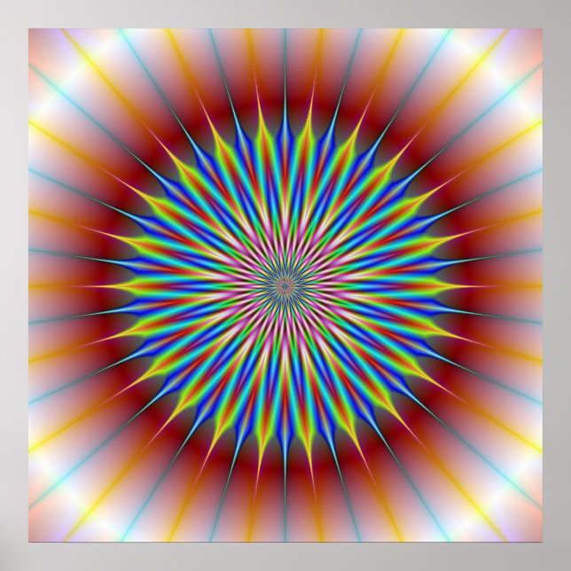 Poster Star Flower (Devant)