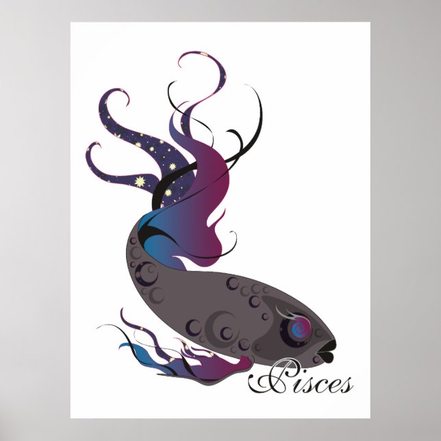 Poster Starlight Pisces Print (Devant)