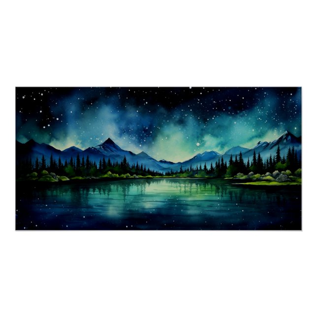 Poster Starry Night (Devant)