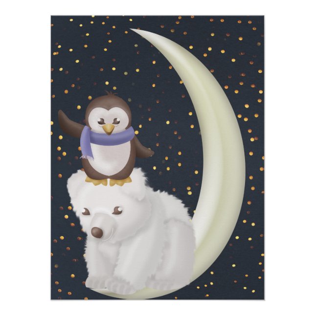 Poster Starry Night Friends (Devant)