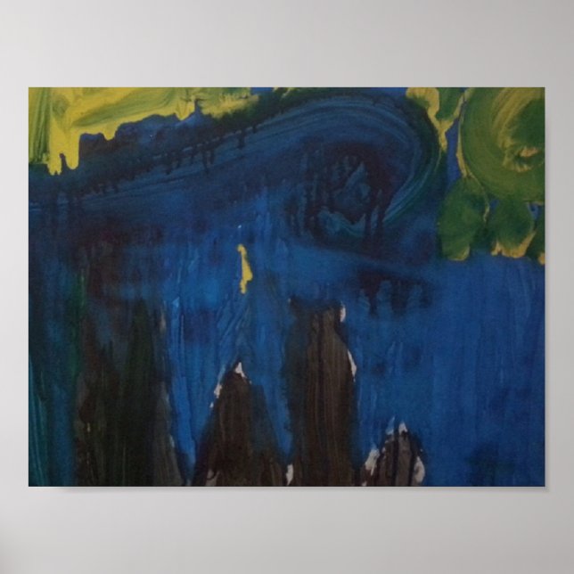 Poster "Starry Night Interprétation" (Devant)