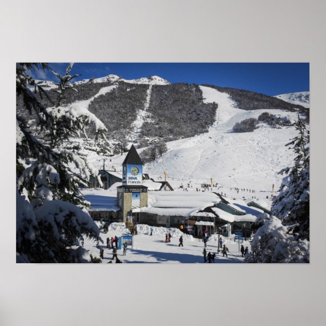 Poster Station de ski Catedral, Bariloche Argentina (Devant)