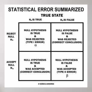 Poster Statistical Error Summarized