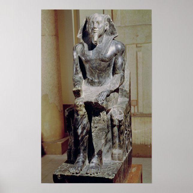 Poster Statue de Khafre (Devant)
