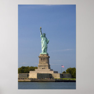 Poster Statue de la Liberté sur l'île de Liberty à New