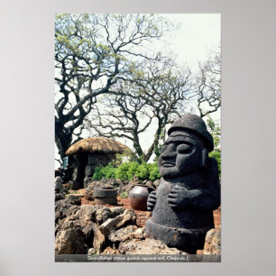 Poster Statue du grand-père contre le mal, Cheju-do I