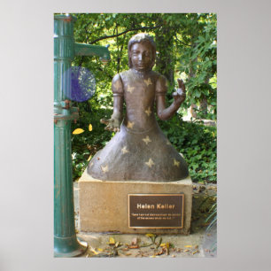 Poster Statue Helen Keller