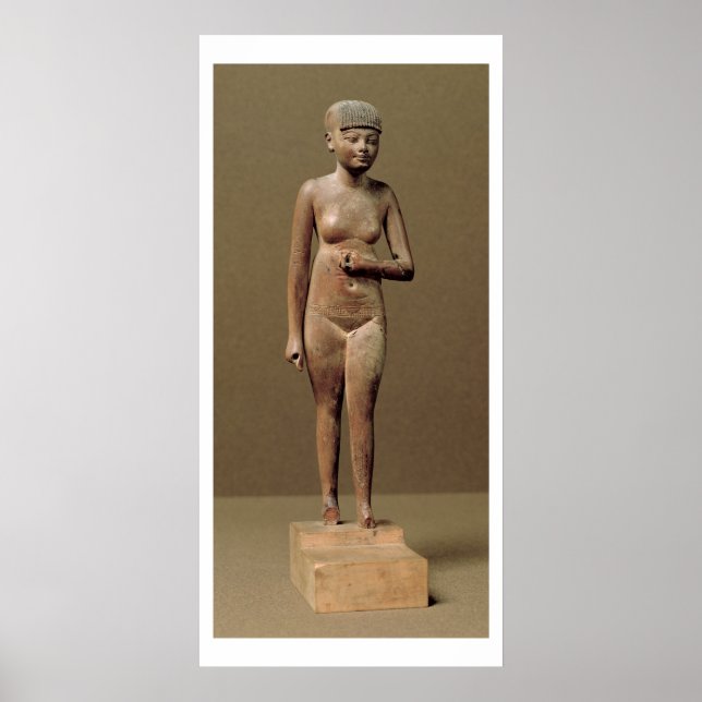 Poster Statue of a young servant girl (wood) (Devant)