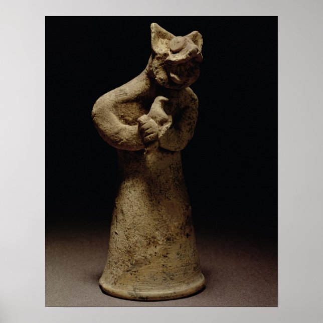 Poster Statuette of a Lion-Headed Demon, Mésopotamia, c.5 (Devant)
