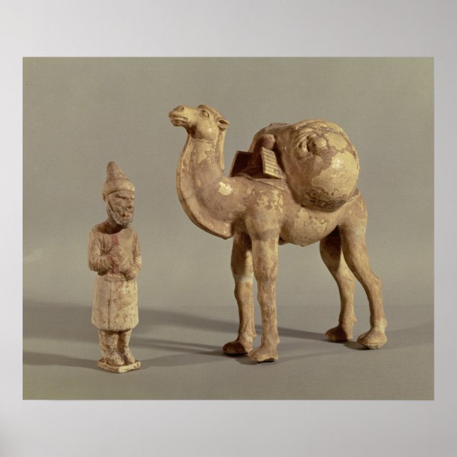 Poster Statuettes funéraires d'un chameau chargé (Devant)