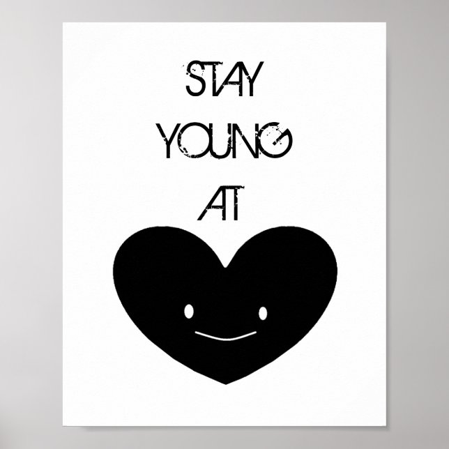 Poster Stay Young at Heart (Devant)