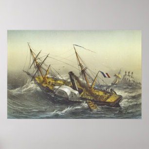 Poster Steamer Fulton