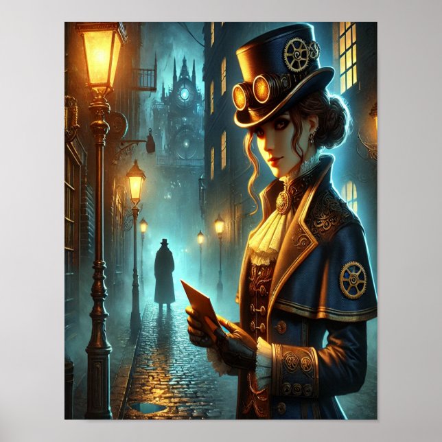 Poster Steampunk 23, L'Informant Clockwork (Devant)