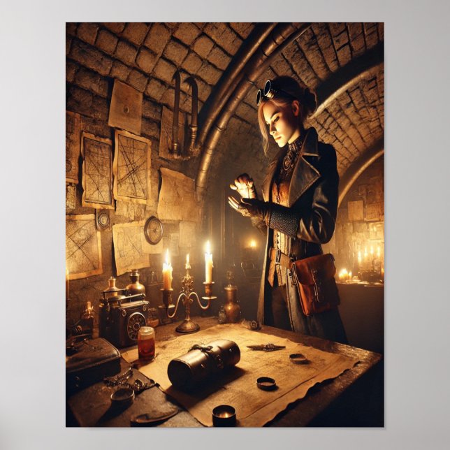 Poster Steampunk 58 The Covert Resistance Courier (Devant)