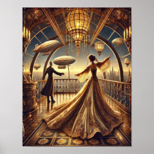 Poster Steampunk 5, La Reine de la salle de bal de