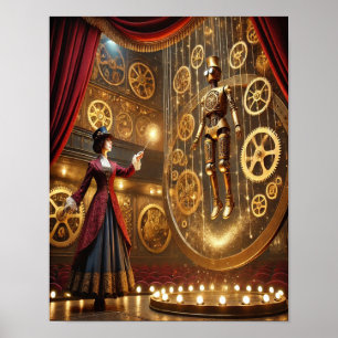 Poster Steampunk 72 L'Illusionniste Automaton
