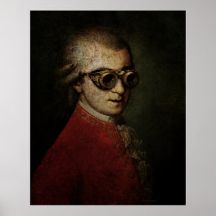 Poster Steampunk géant Mozart
