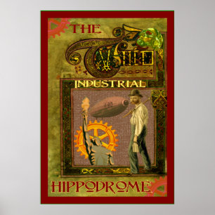 Poster SteamPunk ~ L'hippodrome industriel