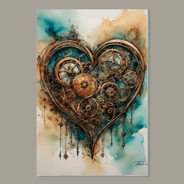 Poster Steampunk Love Valentine (Créateur téléchargé)