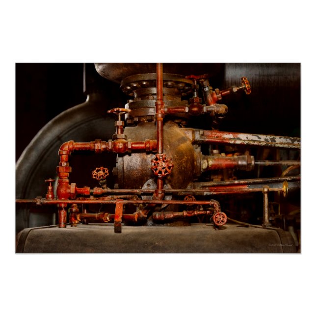 Poster Steampunk - Rêves creux (Devant)