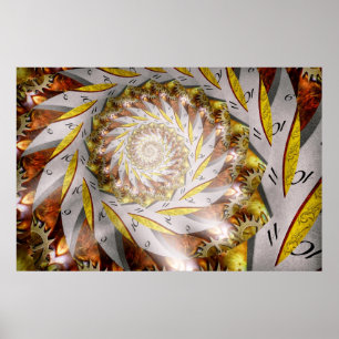 Poster Steampunk - Spiral - Time Iris
