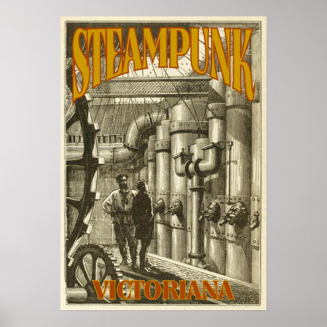 Poster Steampunk Victoriana (Devant)