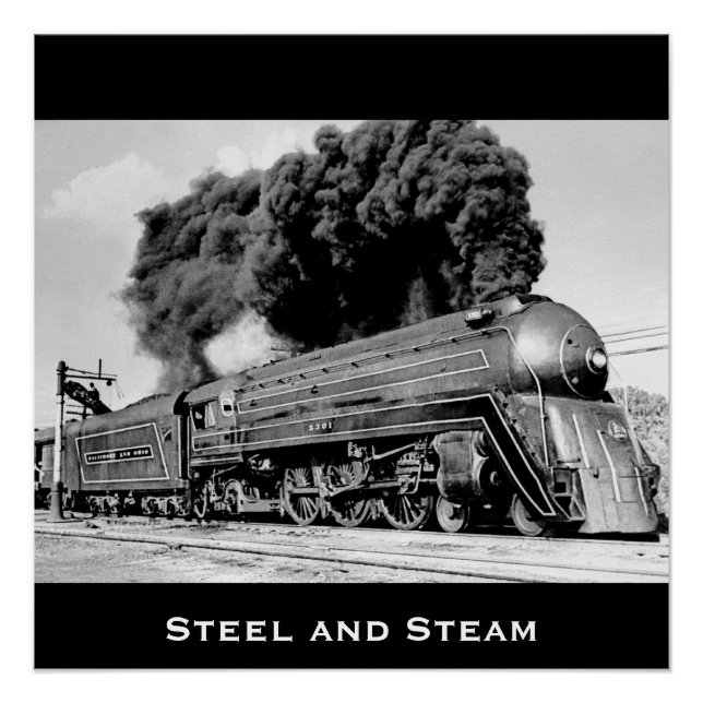 Poster Steel and Steam - Customizable for Year Calendar (Devant)
