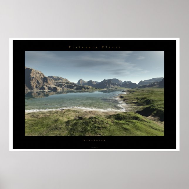 Poster Steelblue (Devant)