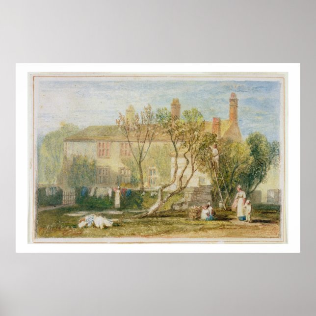 Poster Steeton Manor House, près de Farnley, c.1815-18 (w (Devant)