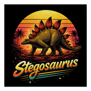 Poster Stégosaure