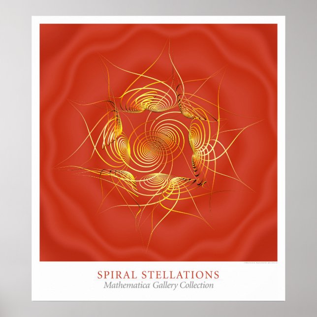 Poster Stellations spirales (Devant)