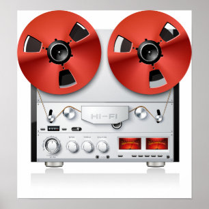 Poster stéréo vintage