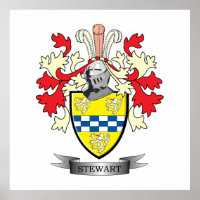 Stewart Family Crest Armoiries
