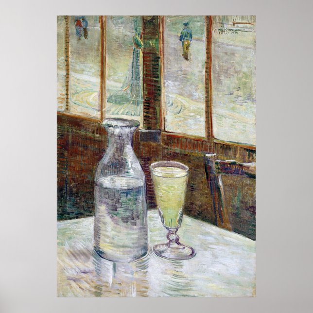 Poster Still Life avec Absinthe, Vincent Van Gogh (Devant)