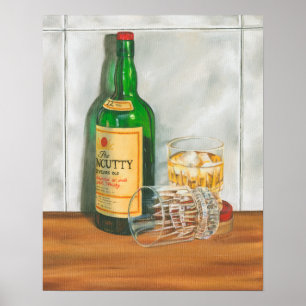 Poster Still Life with Scotch par Jennifer Goldberger