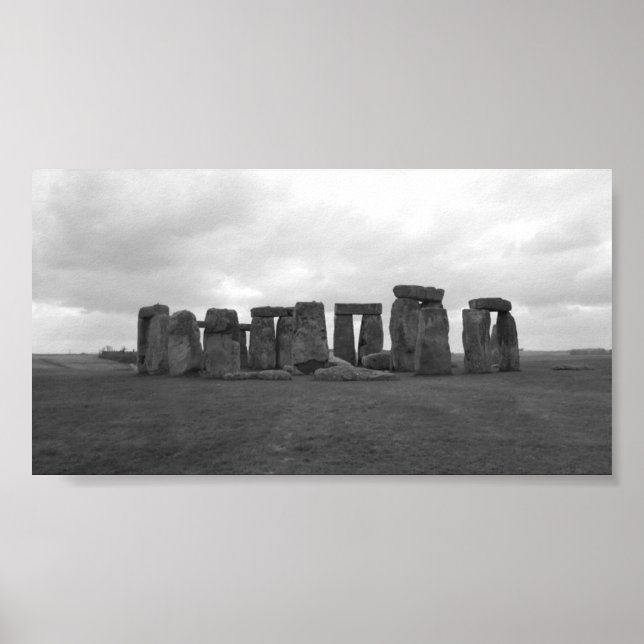 Poster Stonehenge, plaine de Salisbury (Devant)