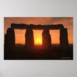 Poster Stonehenge Sunrise
