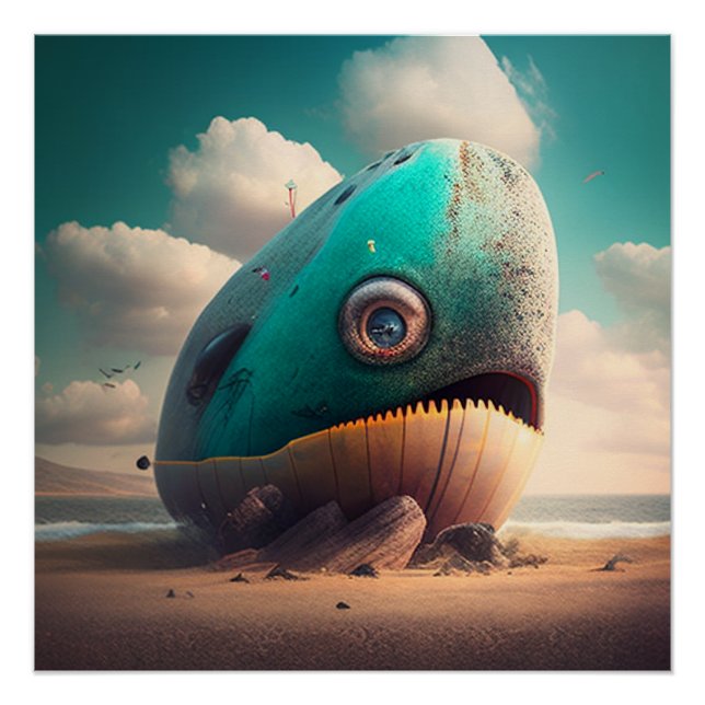 Poster Strange Whale (Devant)