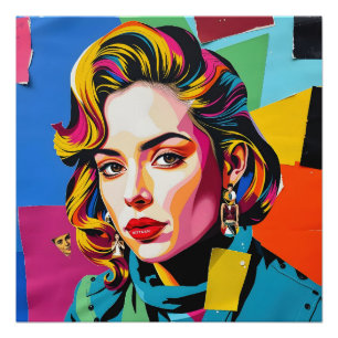 Poster "Strasha" - Gloss Pop Collage Dream