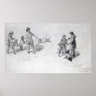 Poster Street Performers, c.1839-43