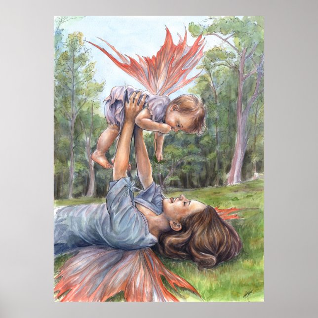 Poster Stretting Her Wings (Devant)