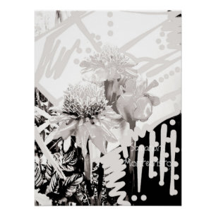 Poster Strictement noir & blanc Wonder TRIO Glossy