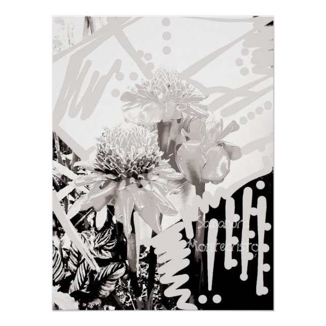 Poster Strictement noir & blanc Wonder TRIO Glossy (Devant)