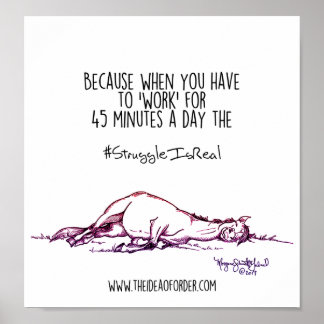 Poster #StruggleIsReal